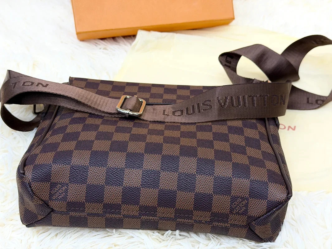 Louis Vuitton Damier Brown Flap Messenger Crossbody Bag
