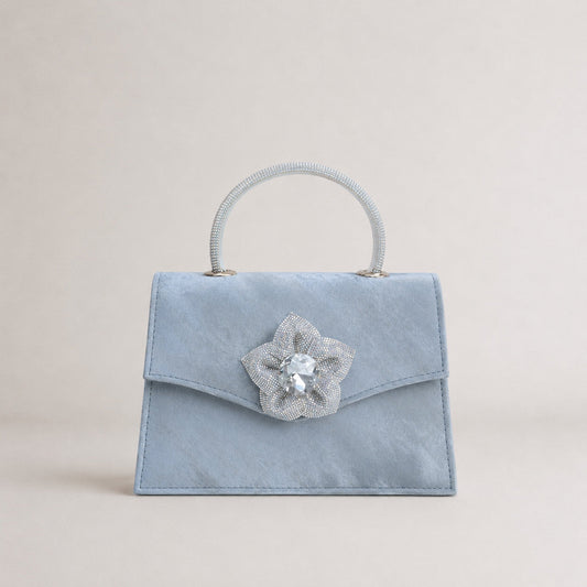 Velvet floral bag