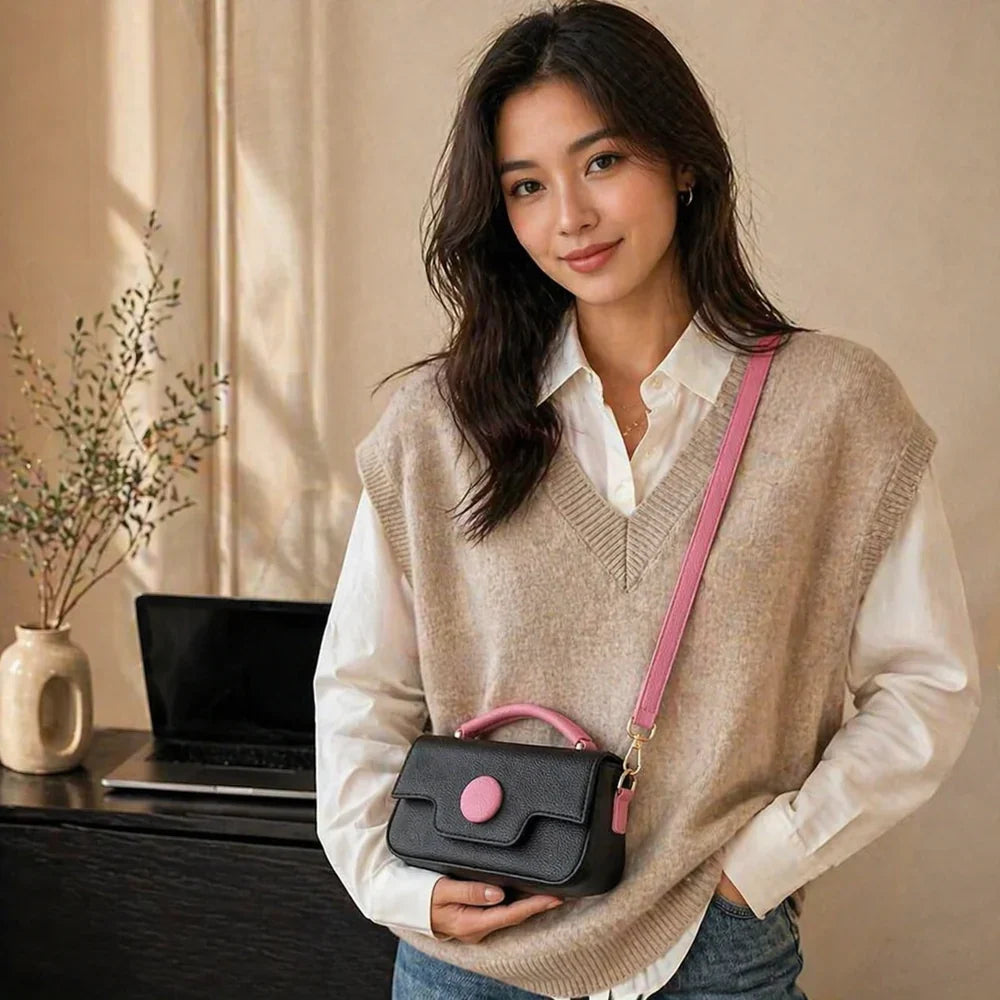 Dot Satchel Crossbody