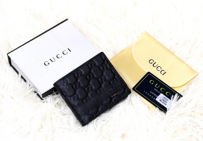 Gucci Black GG Embossed Wallet