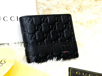 Gucci Black GG Embossed Wallet