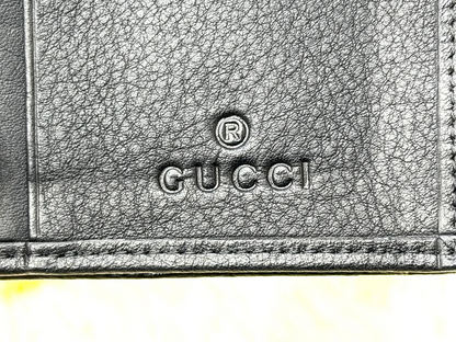 Gucci Black GG Embossed Wallet