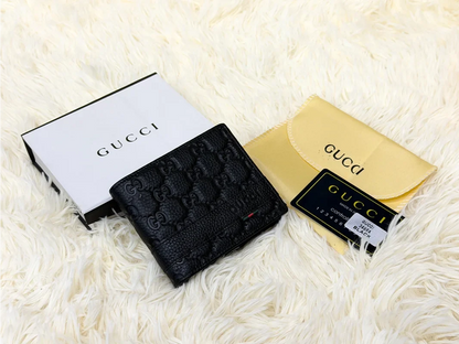 Gucci Black GG Embossed Wallet