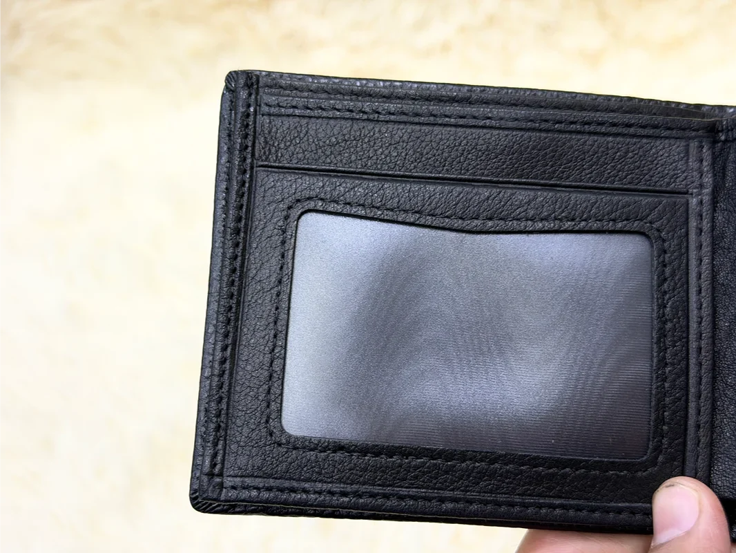 Gucci Black GG Monogram Bifold Wallet