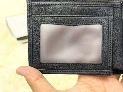 Gucci Black Wallet with Green & Red Web Stripe