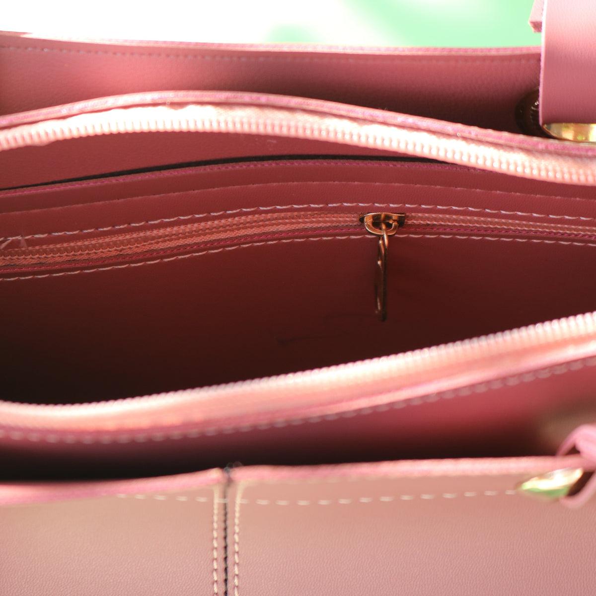 Burgundy 3-in-1 Tote Bag