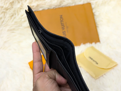 Louis Vuitton Black Damier Embossed Bifold Wallet
