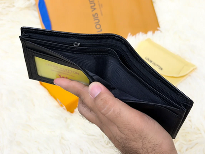 Louis Vuitton Black Damier Embossed Bifold Wallet