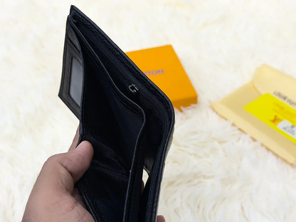 Louis Vuitton Black Embossed Monogram Wallet
