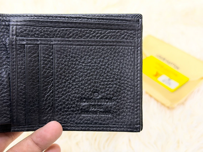 Louis Vuitton Black Embossed Monogram Wallet