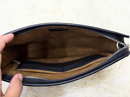 Louis Vuitton Black Monogram Shadow Zip Pouch