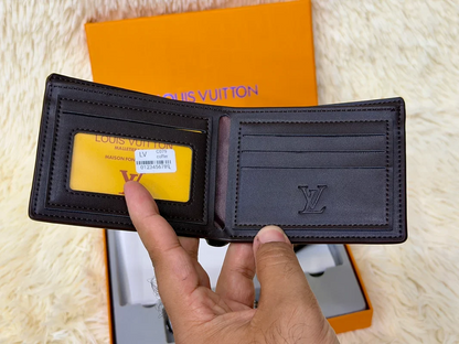 Louis Vuitton Brown Monogram Wallet Gift Set with Card Holder & Keychain