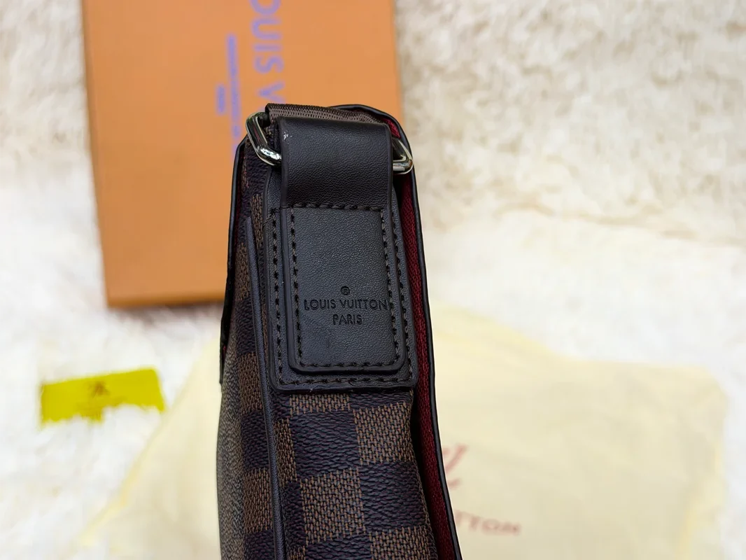 Louis Vuitton Damier Brown Flap Messenger Crossbody Bag