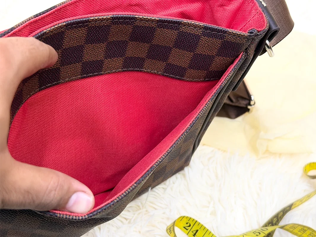 Louis Vuitton Damier Brown Flap Messenger Crossbody Bag