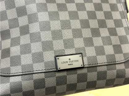 Louis Vuitton Damier Graphite Black Messenger Crossbody Bag