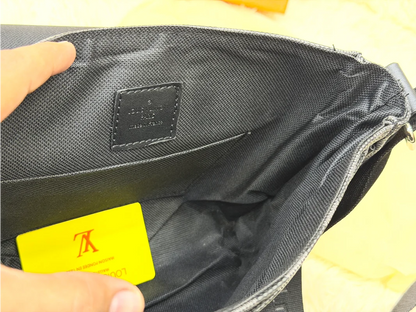 Louis Vuitton Damier Graphite Black Messenger Crossbody Bag