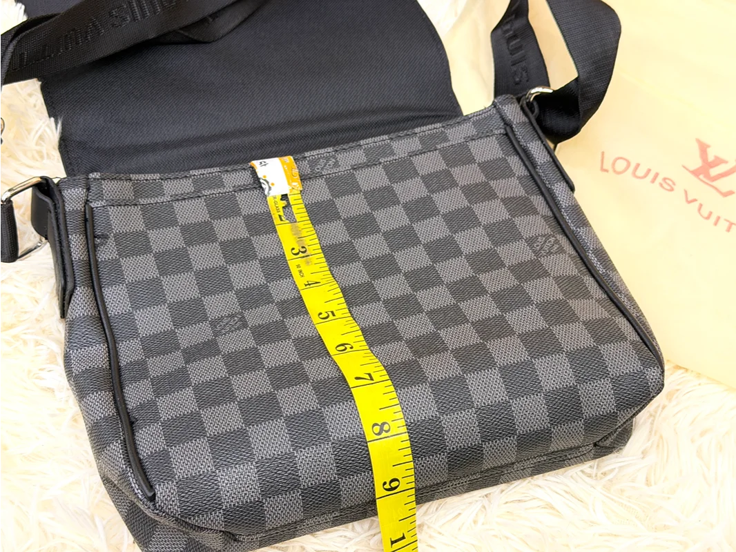 Louis Vuitton Damier Graphite Black Messenger Crossbody Bag