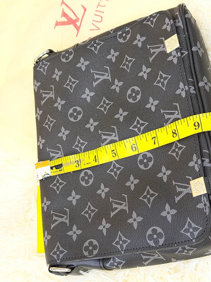 Louis Vuitton Monogram Black Messenger Crossbody Bag