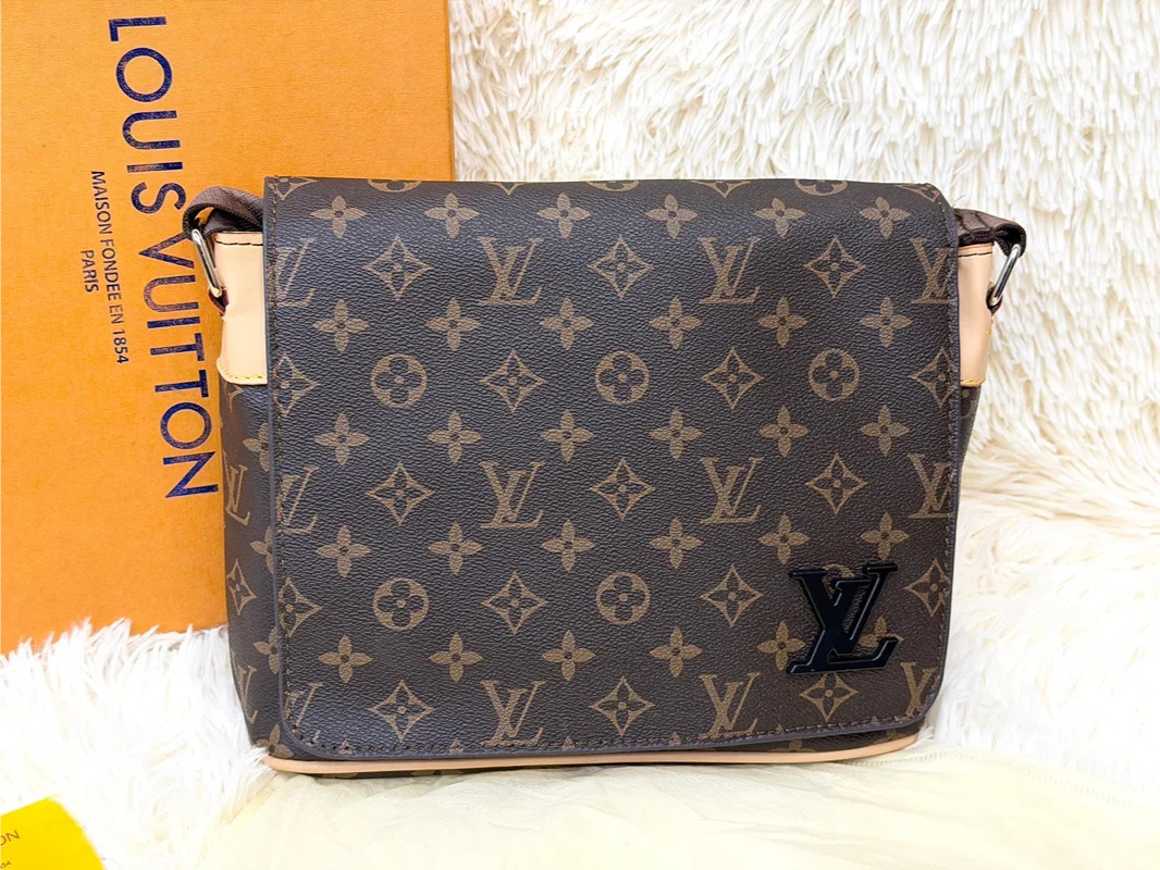 Louis Vuitton Monogram Flap Messenger Crossbody Bag