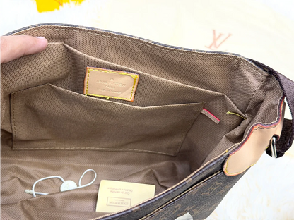 Louis Vuitton Monogram Flap Messenger Crossbody Bag