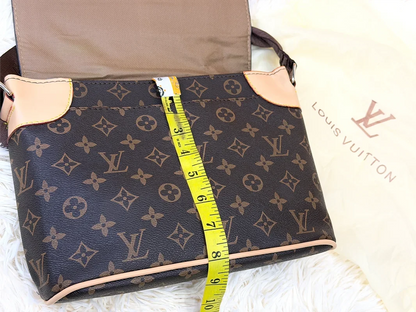 Louis Vuitton Monogram Flap Messenger Crossbody Bag