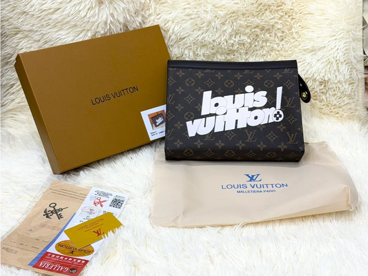 Louis Vuitton Monogram Graphic Black Zip Pouch