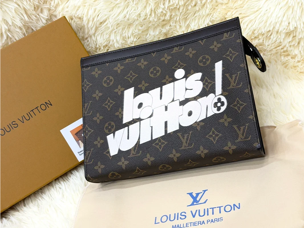 Louis Vuitton Monogram Graphic Black Zip Pouch