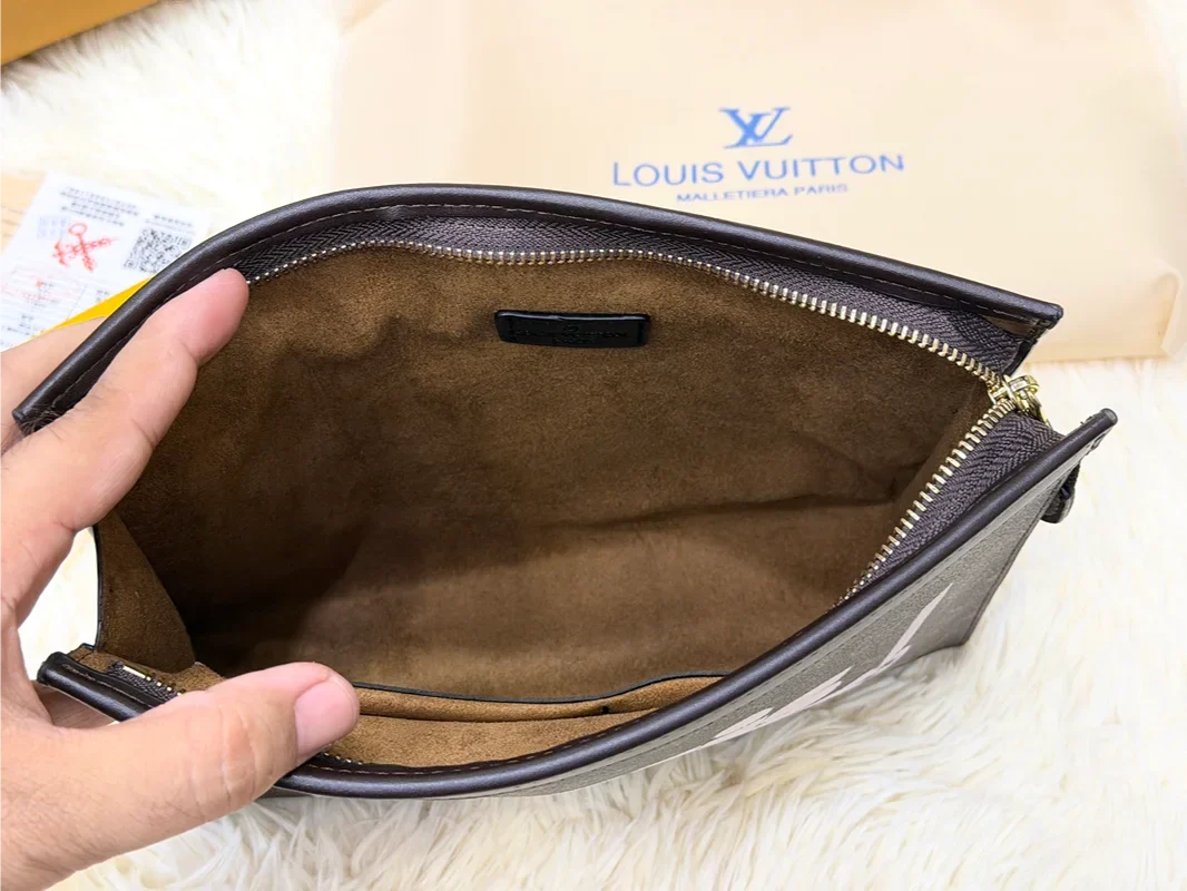 Louis Vuitton Monogram Graphic Black Zip Pouch
