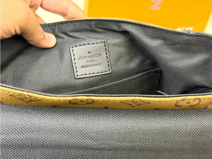 Louis Vuitton Monogram Khaki Messenger Crossbody Bag