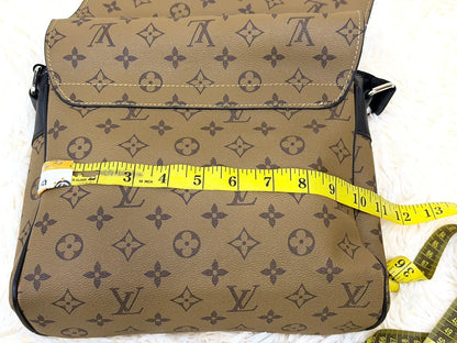 Louis Vuitton Monogram Khaki Messenger Crossbody Bag
