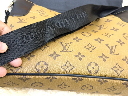 Louis Vuitton Monogram Khaki Messenger Crossbody Bag