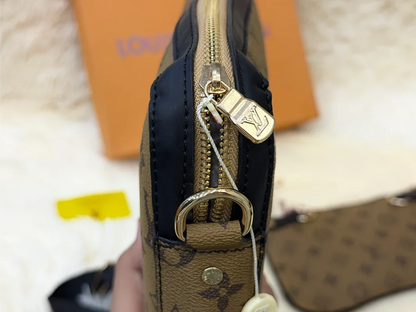 Louis Vuitton Monogram Multi-Pouch Crossbody Bag Set