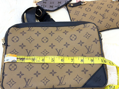 Louis Vuitton Monogram Multi-Pouch Crossbody Bag Set