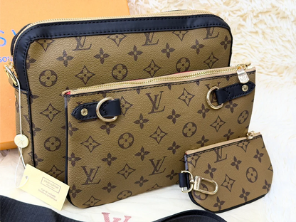 Louis Vuitton Monogram Multi-Pouch Crossbody Bag Set