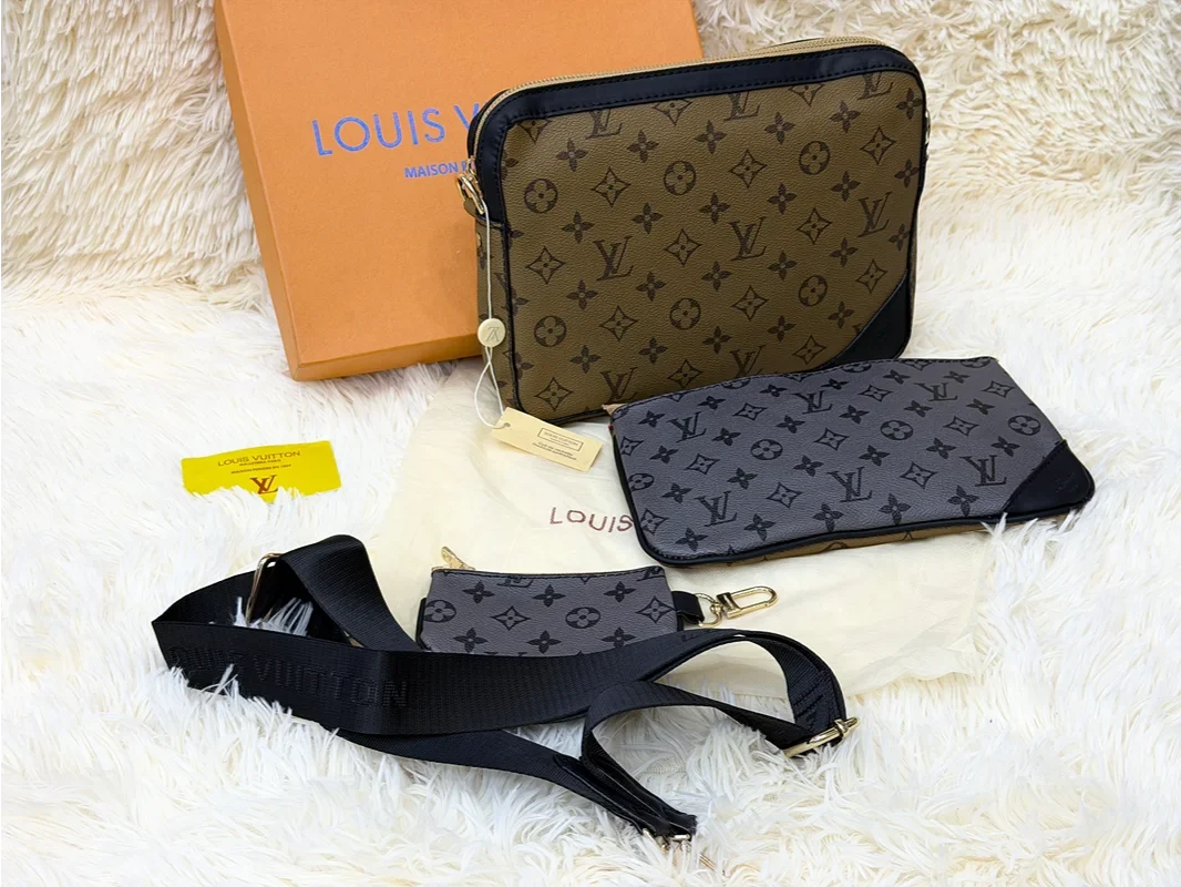 Louis Vuitton Monogram Multi-Pouch Crossbody Bag Set