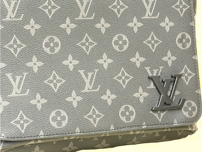 Louis Vuitton Monogram Shadow Black Messenger Crossbody Bag