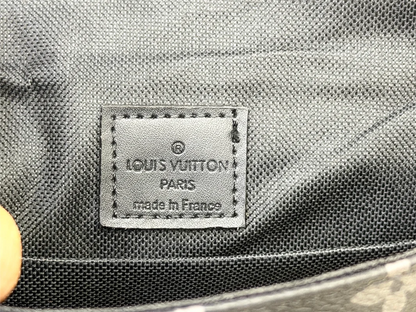 Louis Vuitton Monogram Shadow Black Messenger Crossbody Bag