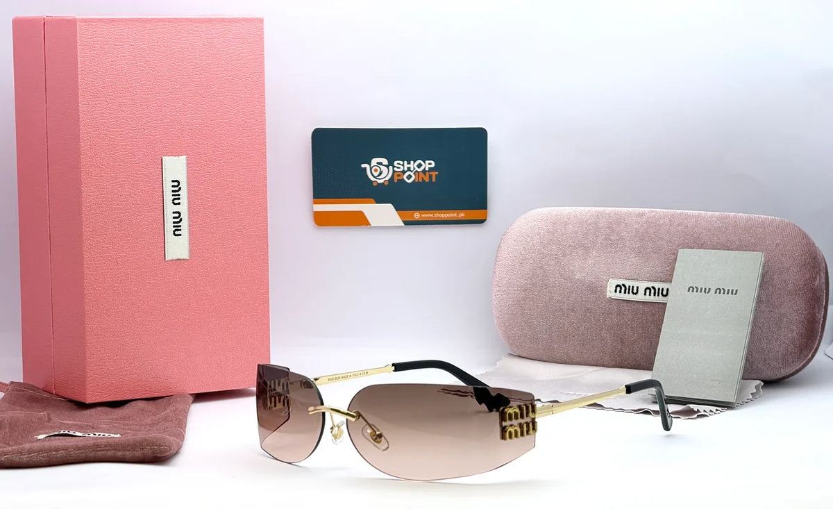 Miu Miu SMU54Y Brown Gradient Sunglasses