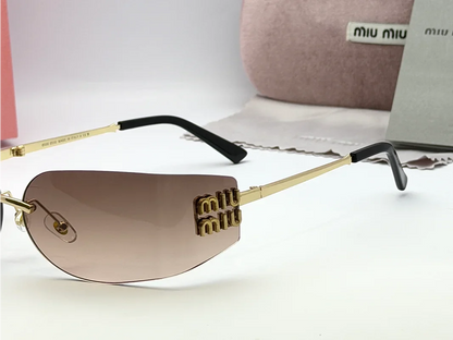 Miu Miu SMU54Y Brown Gradient Sunglasses