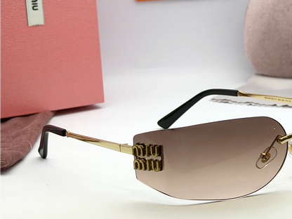Miu Miu SMU54Y Brown Gradient Sunglasses