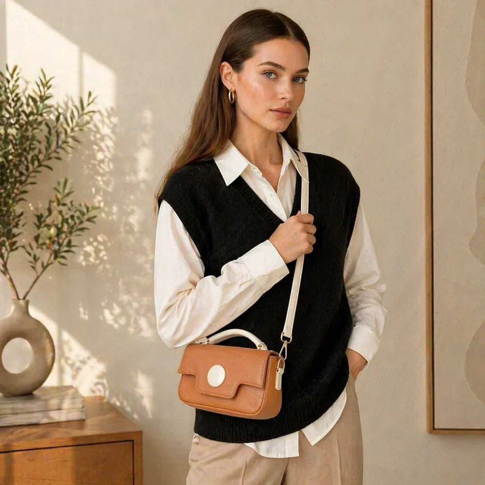 Dot Satchel Crossbody