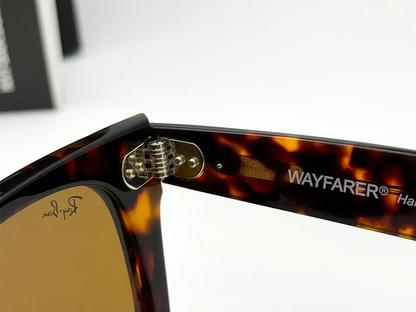 Ray-Ban RB2140 Tortoise Square Frame Sunglasses