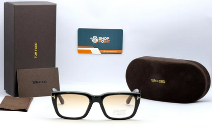 Tom Ford TF1304 Black Tortoise Photochromic Rectangular Sunglasses
