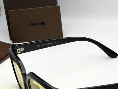Tom Ford 1305X Black Frame Yellow Photochromic Sunglasses