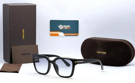Tom Ford 1305X Black Gradient Photochromic Rectangular Sunglasses