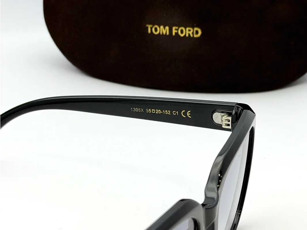 Tom Ford 1305X Black Gradient Photochromic Rectangular Sunglasses