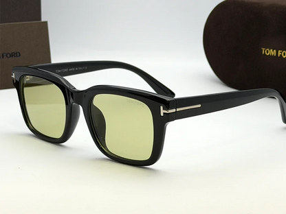 Tom Ford 1309X Black Frame Green Lens Photochromic Sunglasses