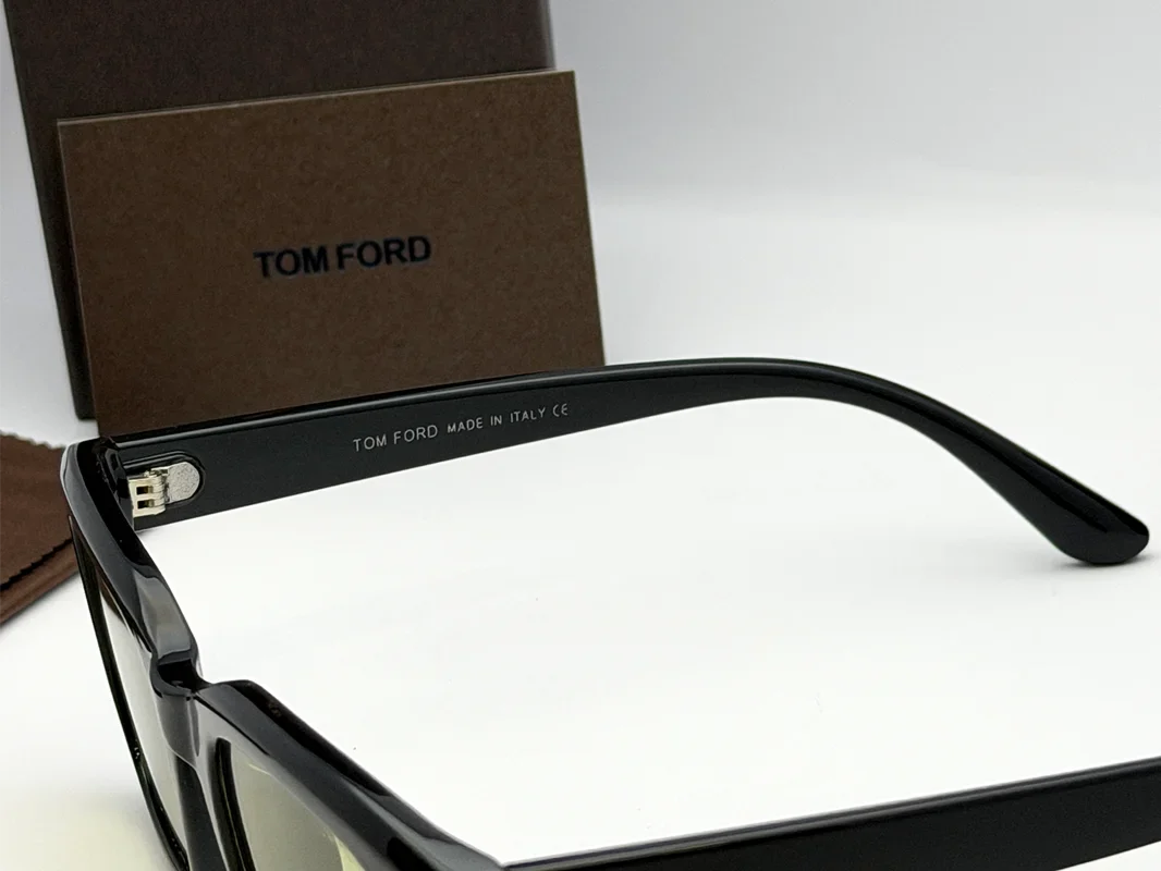 Tom Ford 1309X Black Frame Green Lens Photochromic Sunglasses