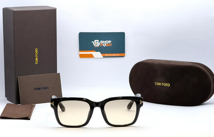 Tom Ford 1309X Black Frame Photochromic Sunglasses