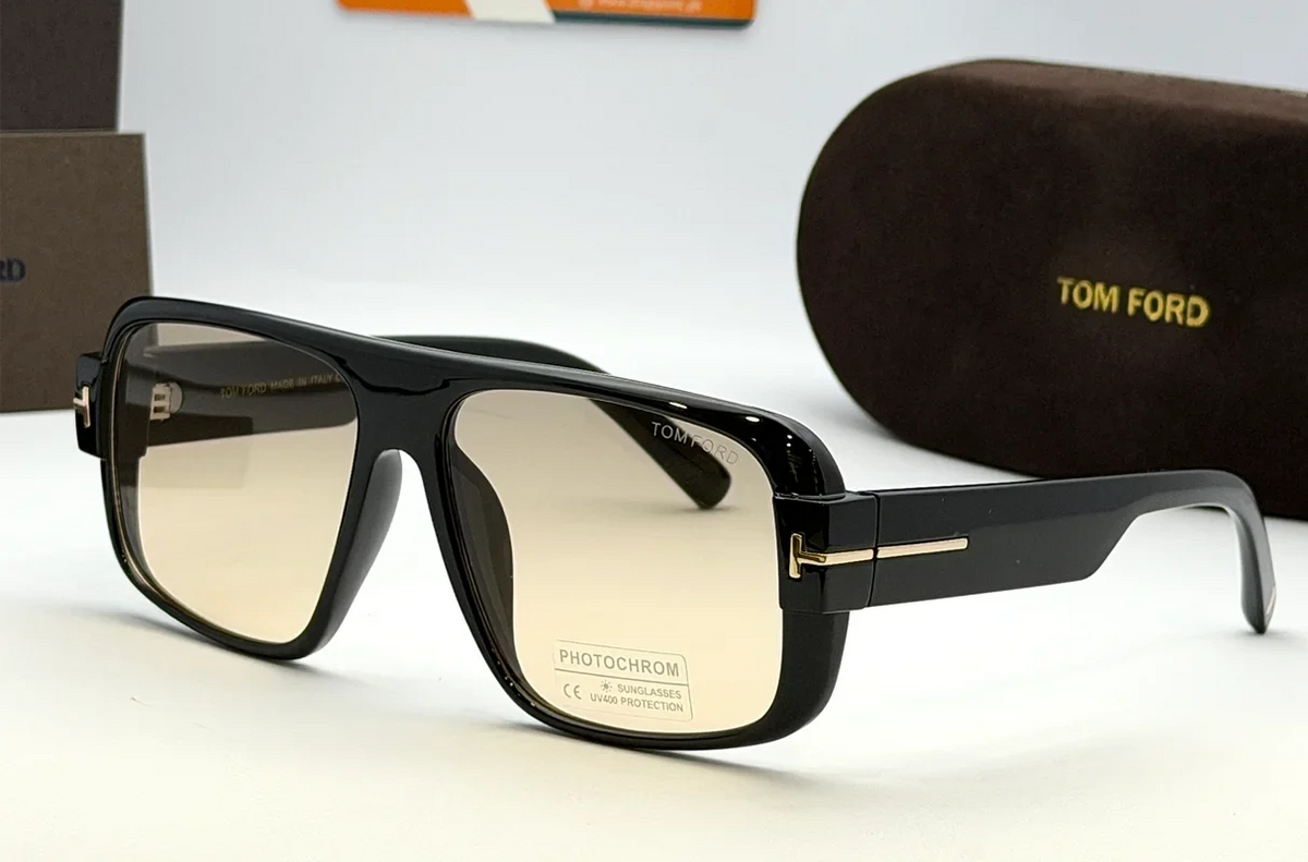 Tom Ford TF1312 Black Frame Beige Photochromic Sunglasses